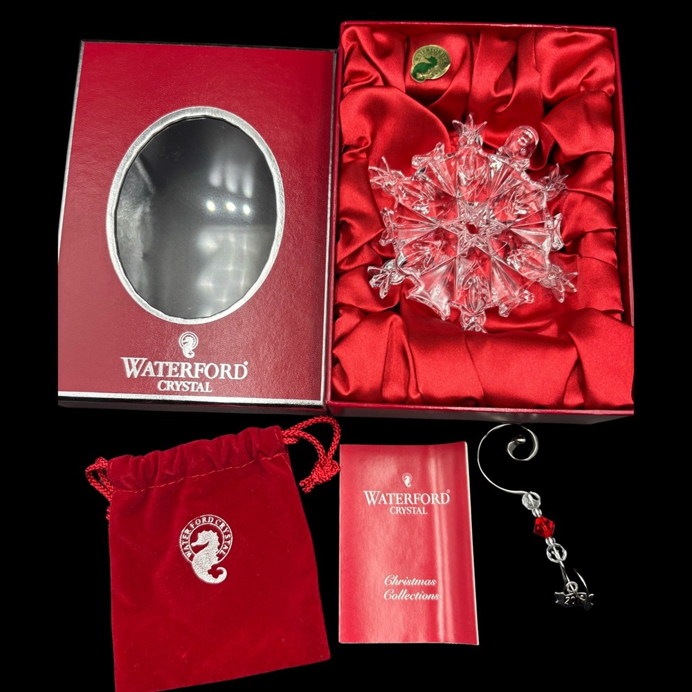 WATERFORD Crystal Ornament + Enhancer Hanger
